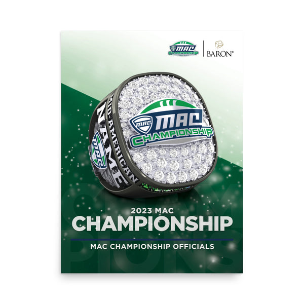 MAC Championship Officials 2023 Championship Poster