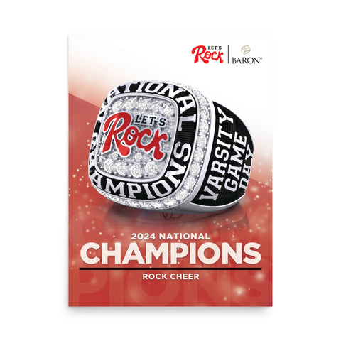 Rock Cheer 2024 Championship Poster