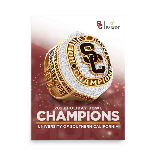 University of Southern California Football 2023 Championship Poster