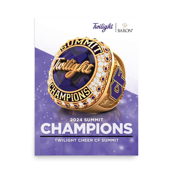 Twilight Cheer CF Summit 2024 Championship Poster