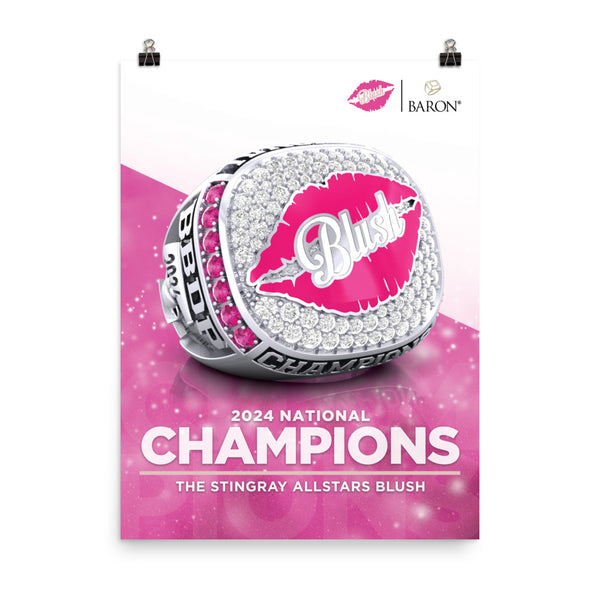 The Stingray Allstars Blush 2024 Championship Poster