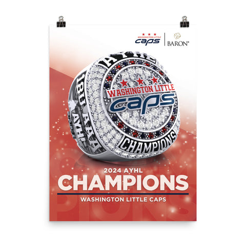 Washington Little Caps 2024 Championship Poster