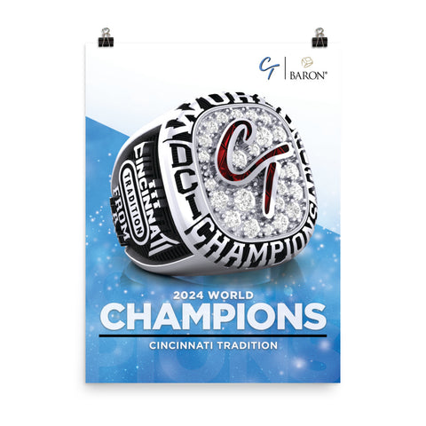 Cincinnati Tradition 2024 Championship Poster (Design 2.6)