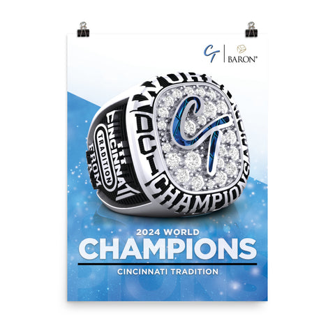 Cincinnati Tradition 2024 Championship Poster (Design 2.7)