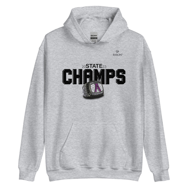 Anacortes High School Football 2023 Championship Hoodie D3.5