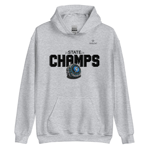 Cleveland High School Girls Wrestling 2024 Championship Hoodie