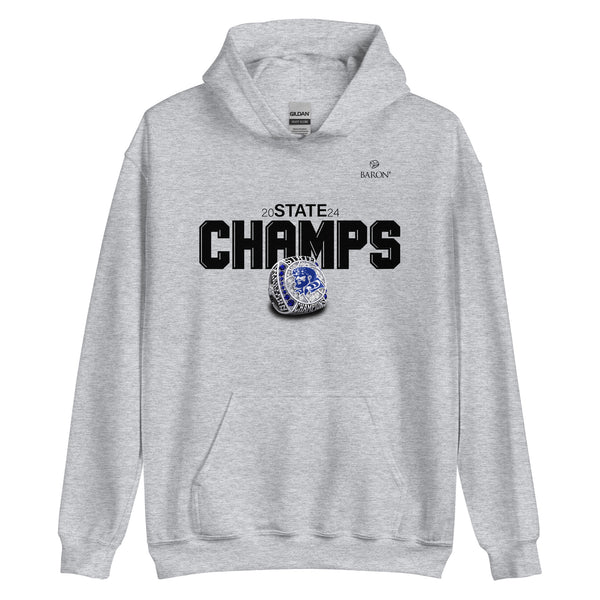 Western Christian High School Boys Basketball 2024 Championship Hoodie