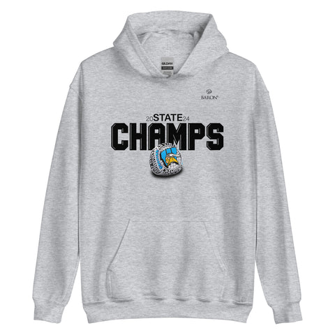 Whitman High School Wrestling 2024 Championship Hoodie