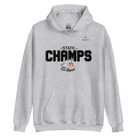 Fallston High School Lacrosse Girls 2024 Championship Hoodie