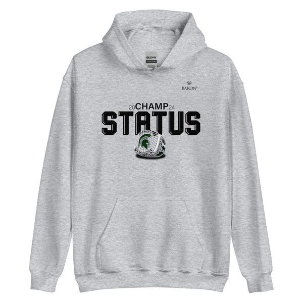 Michigan State University Men's Hockey 2024 Championship Hoodie