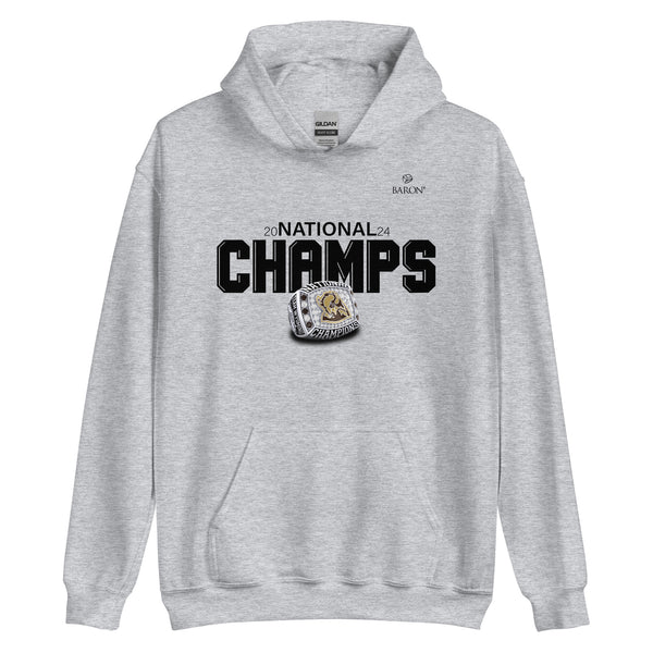 Team Wyoming Hockey 2024 Championship Hoodie