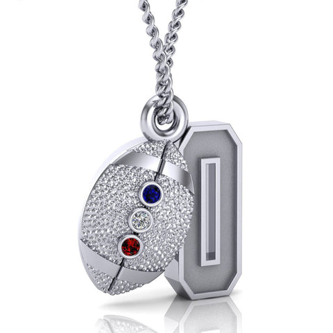 USWFL Number Pendant