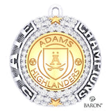 Adams High School Soccer 2022 Championship Ring Top Pendant - Design 3.9