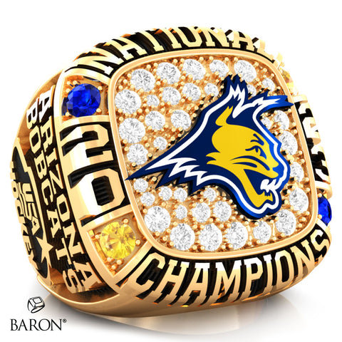 Arizona Bobcats Hockey 2023 Championship Ring - Design 1.6