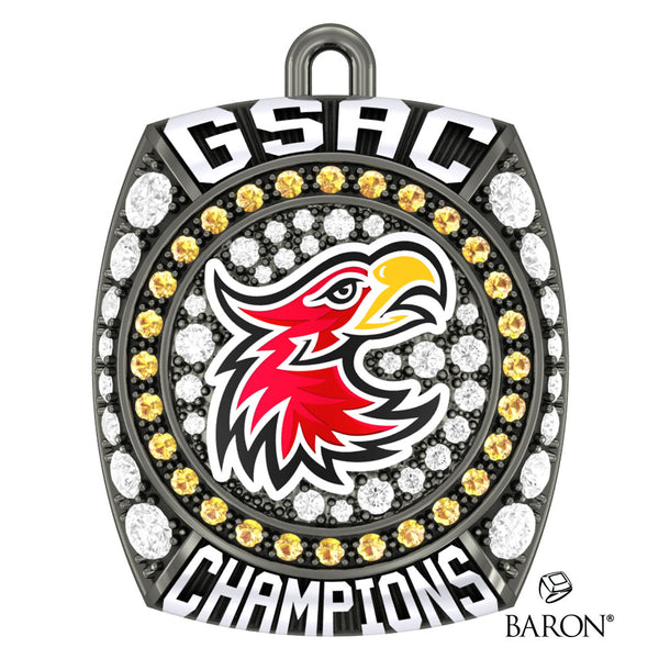 Arizona Christian Mens Track and Field Championship Ring Top Pendant - Design 1.2