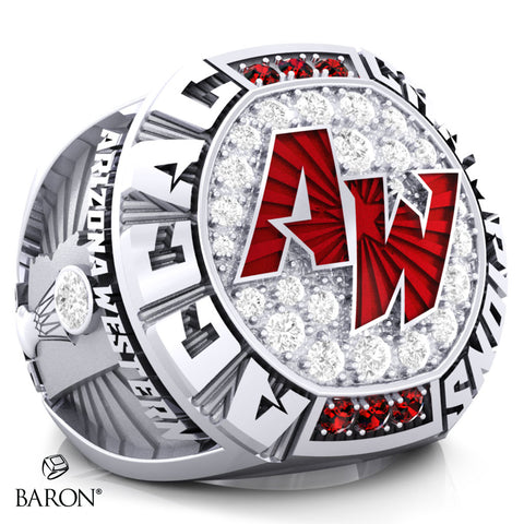 Arizona Western Mens Basketball 2022 Championship Ring - Design 1.5