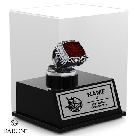 Bethany Lutheran College Mens Soccer 2021 Championship Display Case