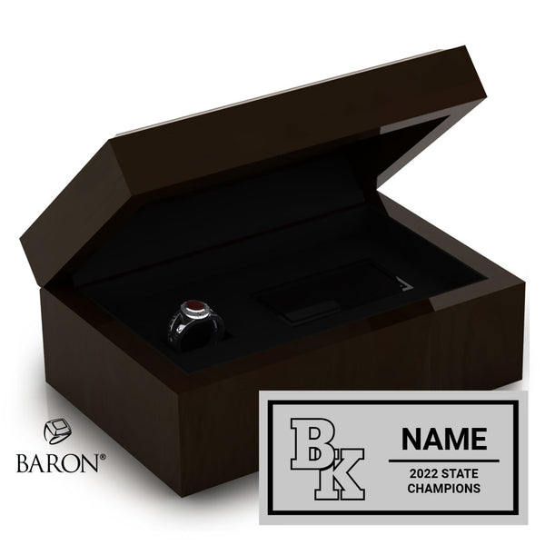 Bishop Kelley Track & Field 2022 Championship Ring Box