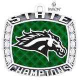 Blackfoot High School Cross Country 2021 Championship Ring Top Pendant - Design 2.4