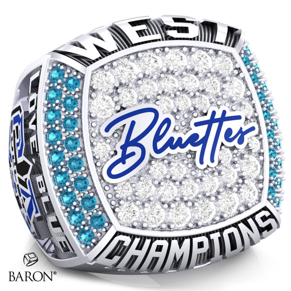 Bluettes Cheer 2021 Championship Ring - Design 1.3