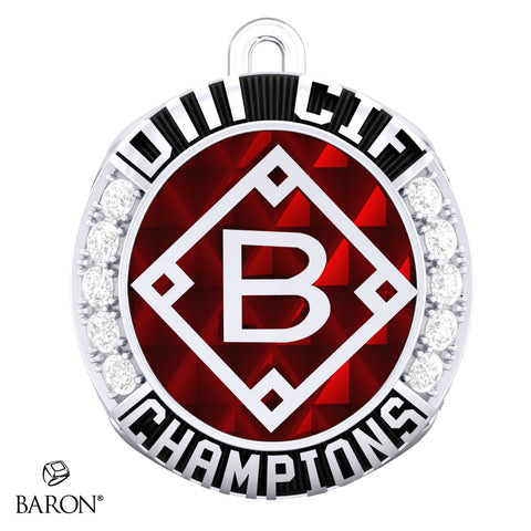 Bravo Medical Magnet Baseball 2021 Championship Ring Top Pendant - Design 2.2