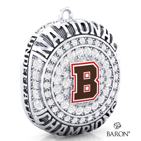 Brown University Rugby 2022 Championship Ring Top Pendant - Design 1.10