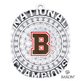 Brown University Rugby 2022 Championship Ring Top Pendant - Design 1.10