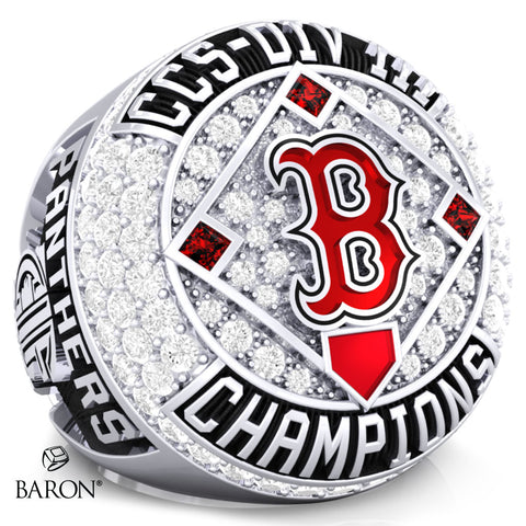 Burlingame High School Baseball 2021 Championship Ring - Design 1.3
