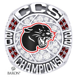 Burlingame High School Boys Basketball 2022  Championship Ring - Design 2.5