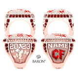 CF Scarlet Cheer 2023 Championship Ring - Design 1.4