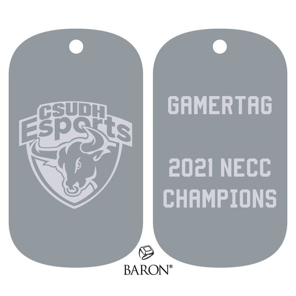 CSUDH Esports - NECC Champions Championship Dog Tag
