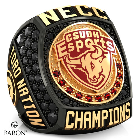 CSUDH Esports - NECC Champions Championship Ring - Design 2.5