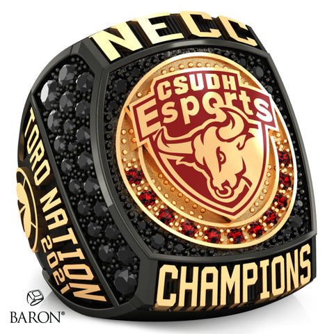 CSUDH Esports - NECC Champions Championship Ring - Design 2.6 - DEPOSIT