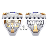 Cal Baptist Cheer National Champions 2021 Championship Ring - Design 1.4