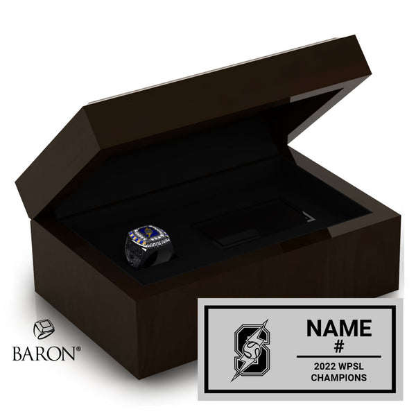 California Storm Soccer 2022 Championship Ring Box