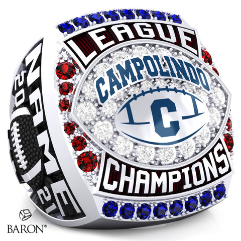 Campolindo Cougars Football CIF 2021 Championship Ring - Design 2.3
