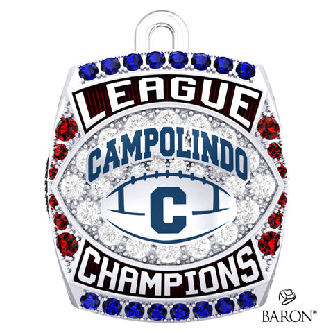 Campolindo Cougars Football CIF 2021 Championship Ring Top Pendant - Design 2.3