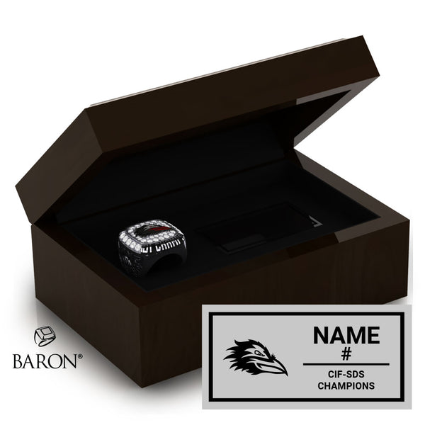 Canyon Crest Academy Boys Water Polo 2021 Championship Ring Box
