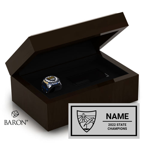Cathedral High School Dance Team 2022 Championship Ring Box