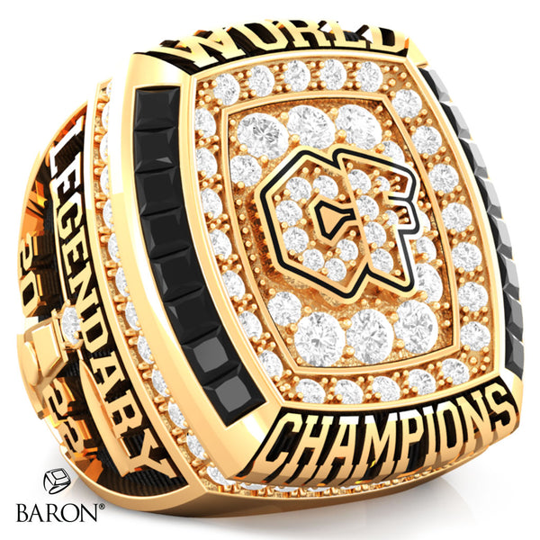 Gold CF Cheer 2002 Championship Ring - Design 1.4