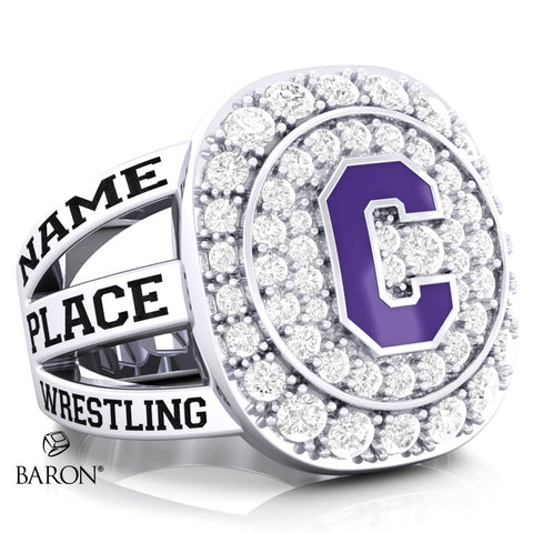 Clarksville High School Wrestling 2022 Championship Ring - Design 1.2