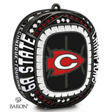 Clinton Boys Basketball Championship Ring Top Pendant - Design 5.4