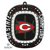 Clinton Boys Basketball Championship Ring Top Pendant - Design 5.4