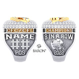 Colorado Greyhawks 2022 Championship Ring - Design 1.2 *50% BALANCE*