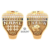 Colorado Greyhawks 2022 Championship Ring - Design 1.3 *50% BALANCE*