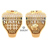 Colorado Greyhawks 2022 Championship Ring - Design 1.3