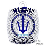 Corona Del Mar Girls Lacrosse Championship Ring Top Pendant - Design 1.2