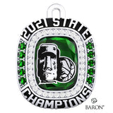 Coronado Islanders Boys Basketball 2021 Championship Ring Top Pendant - Design 2.3