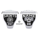 Crean Lutheran Girls Soccer 2023 Championship Ring - Design 1.2