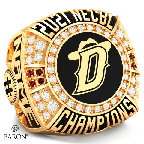 Danbury Westerners Baseball 2021 Championship Ring - Design 1.3